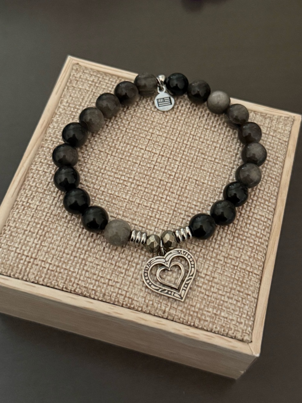 T.Jazelle Family Heart bracelet